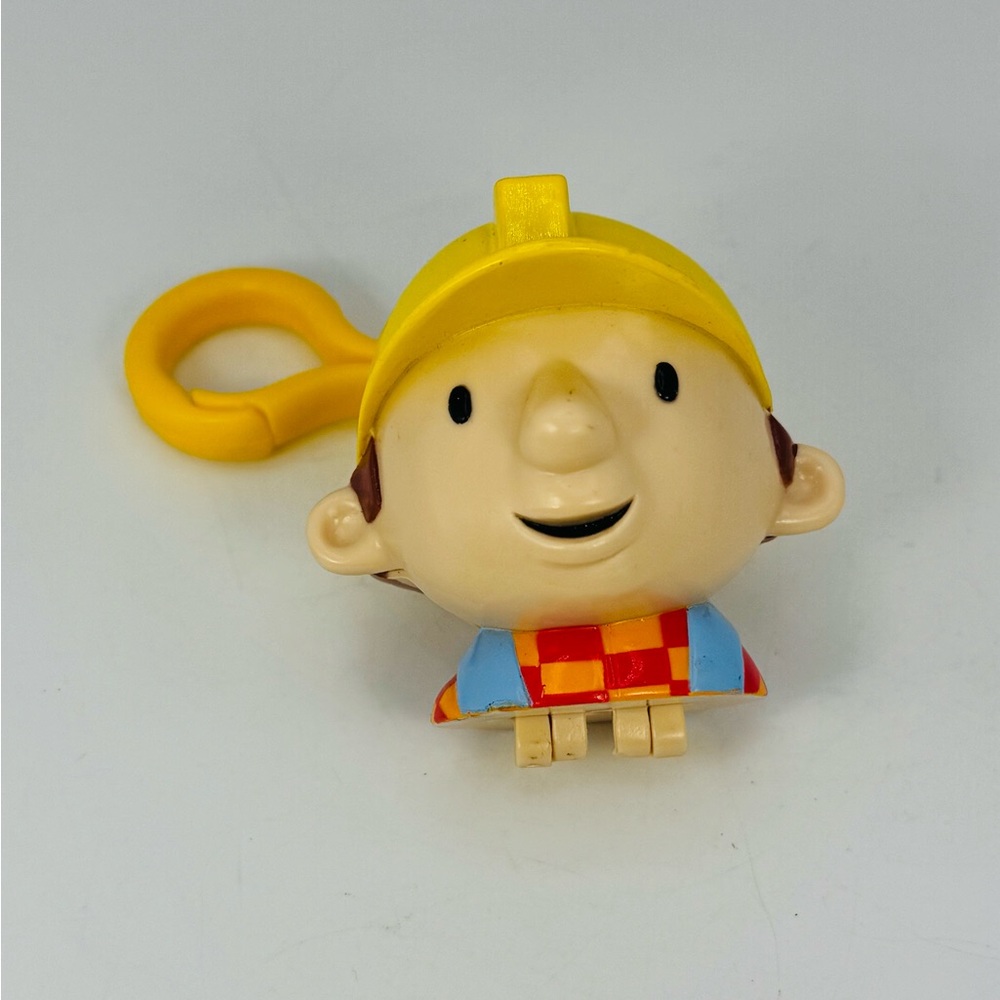VTG 2002 Cap Candy BOB The BUILDER Pop Toppers Lollipop Container Bag Clip